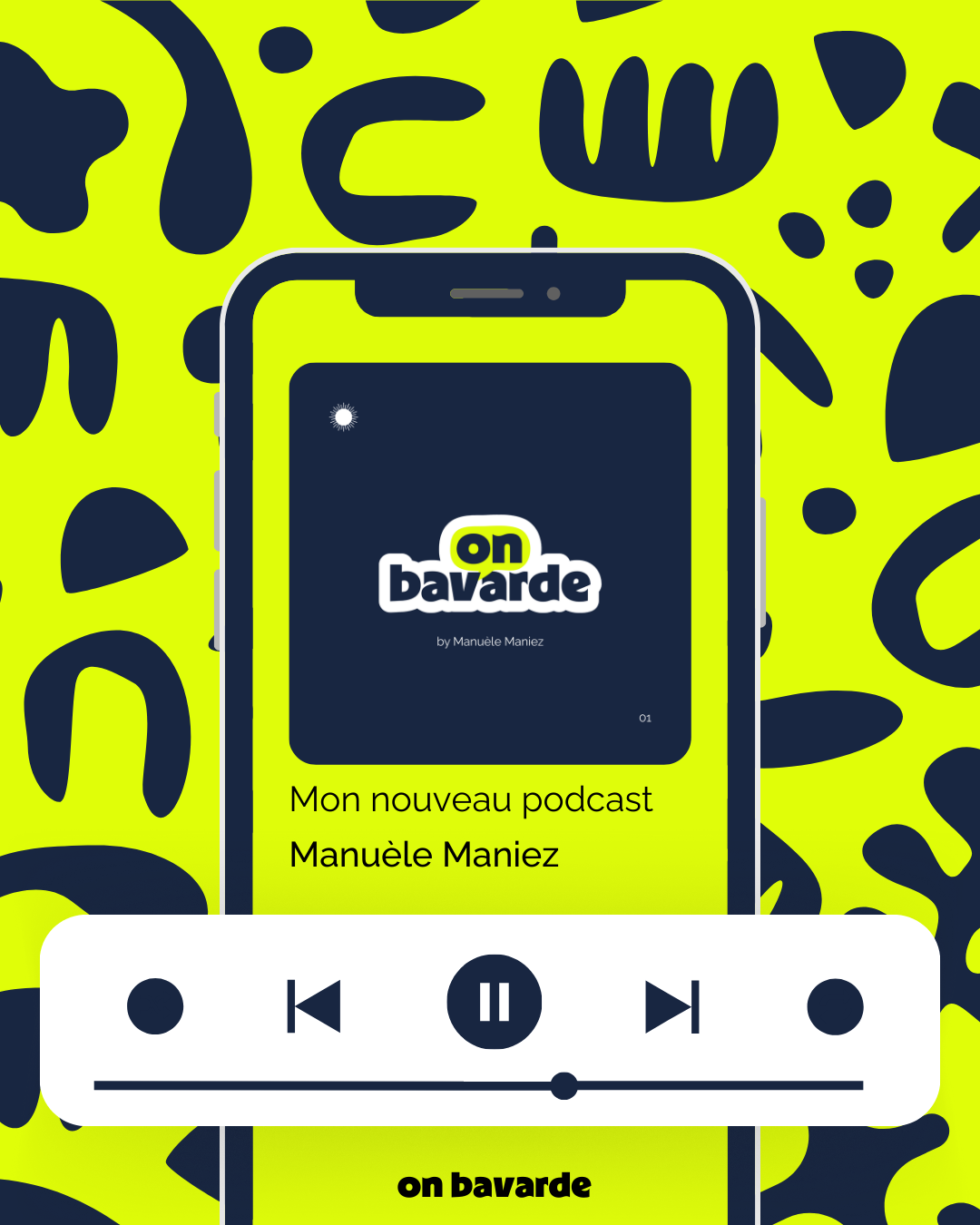 Création de logo & identité visuelle - On Bavarde